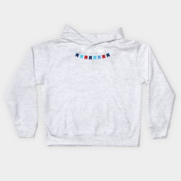 Bear Lake Utah Kids Hoodie by MalibuSun